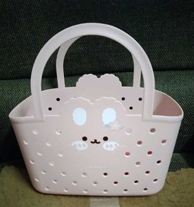 Cute Pink Bunny Tote Bag