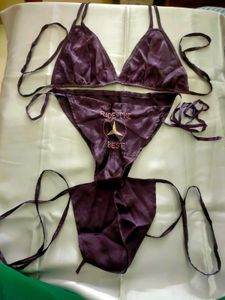 Purple Mercedes Bikini Set