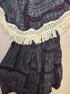 Fringed Boho Dress