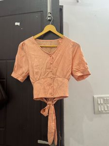 cute korean top size S-m