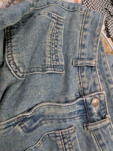Vintage Wash Wide Leg Jeans