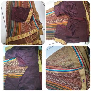 Elegant Ethnic Sarees With Blouse