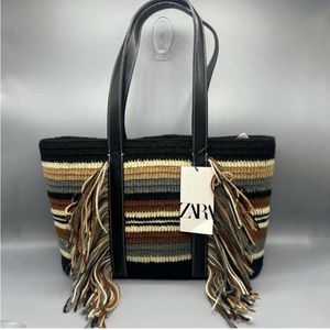 Zara Limited Edition Bohemian Hand Bag From NYC