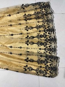 SALE Elegant Blue &amp; Gold Gown