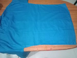 Men's Blue Cotton Shirt