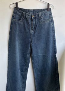 Blue Wide Leg Jeans