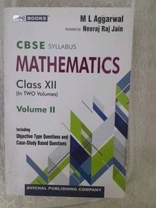 ML Aggarwal Mathematics Class XII Vol 1&amp;2