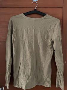 Olive Green Long Sleeve T-Shirt
