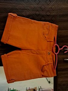 Orange Shorts For Women