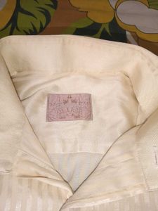 Men's Striped Cream Shirt