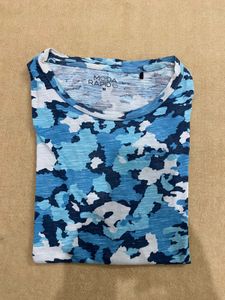 Moda Rapido Blue Camo Tee Loose fit