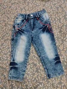 Girls Sparkly Red Top with Embellishments