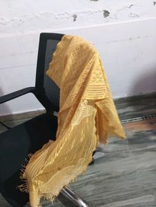Yellow Embellished Dupatta