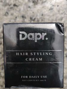 Dapr. Hair Styling Cream sealed box piece