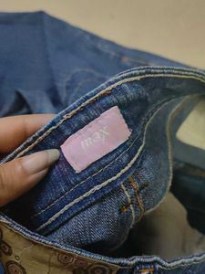 MAX Classic Blue Denim Jeans mid rise