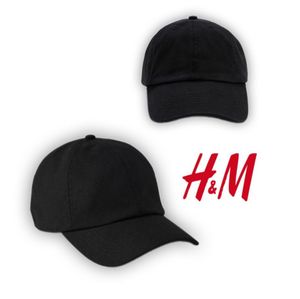 h&amp;m Cotton Twill black cap