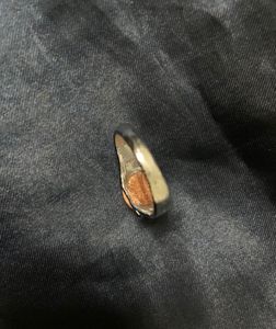 Unisex Shimmering Sunstone Ring