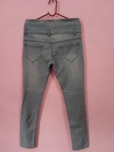 High-Waisted Button-Fly Jeans