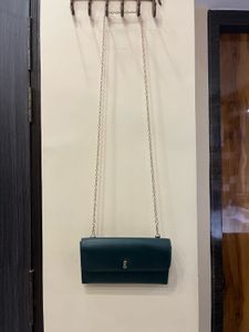 baggit Chic Green Chain Wallet