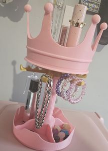 Exquisite Blush Crown Jewelry Stand – Limited