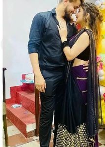 Purple Saree