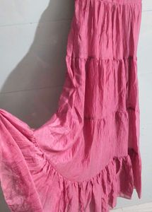 Brand new Pink Tiered Maxi Dress