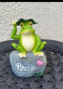 Set Of 3 Decor Item Frog