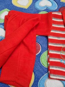 Red Baby Clothes Set