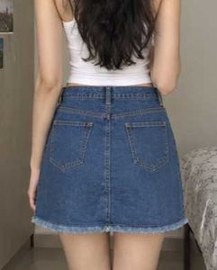 Classic Blue Denim Mini Skirt