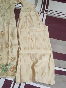 Elegant Peach Kurta Set with Dupatta