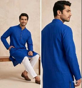 Elegant Royal Blue Kurta Set for Men