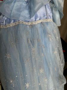 Sparkling Blue Princess Dress for Girls