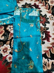 Beautiful Tealkurta Plazzo Set