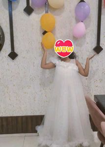 Elegant White frock