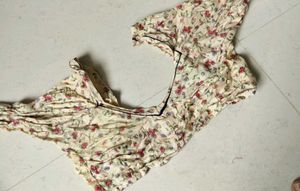 Floral Print rajputi poshak Blouse