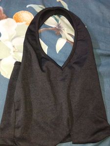 Black V-Neck Top