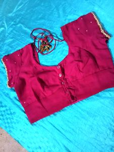 Embroidered Silk Saree
