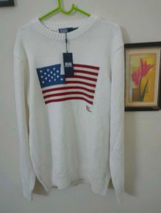 NEW Polo Ralph Lauren Sweater with Flag