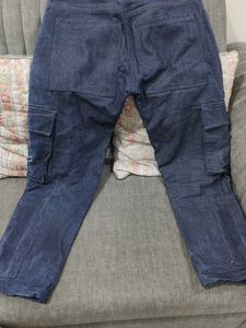 Blue Denim Cargo Pants...
