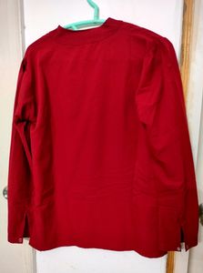 Formal Shirt Cum Top Maroon