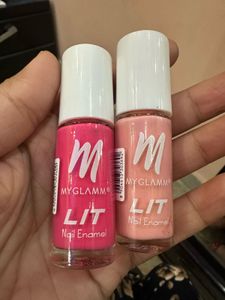 MyGlamm LIT Nail Enamel Duo