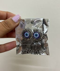 Evil Eye &amp; House Dangle Earrings