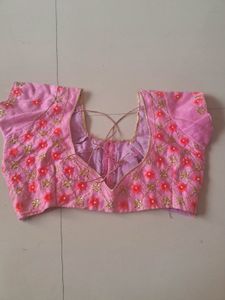 Pink Embroidered Blouse