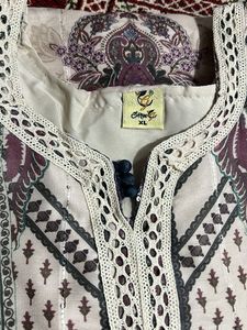 Elegant Printed Kurta Set with Dupatta