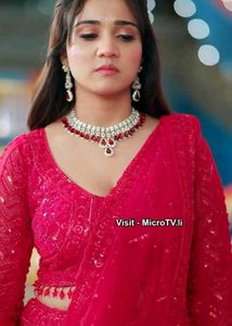 Stunning Red Sequin Saree