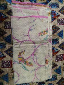Elegant Peacock Print Saree