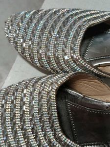 Embellished Wedge Heels