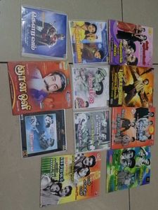 old hindi songs, tamil and English movie cds