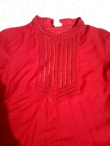 Beautiful Red Kurti Top❤️