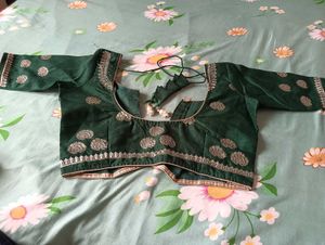 Saree with blouse